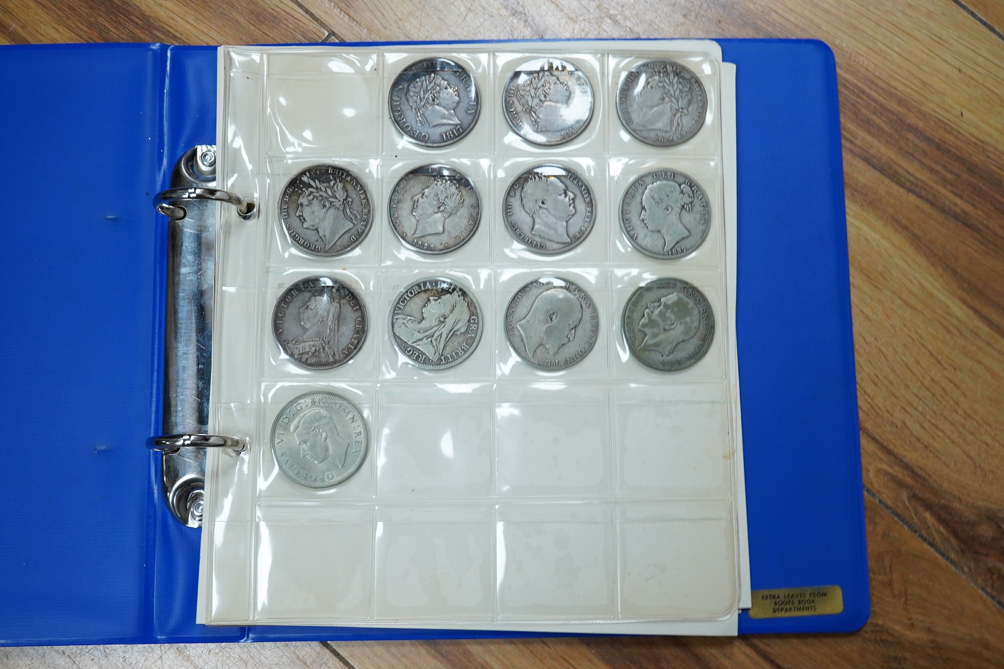 British silver coins, George II to George VI